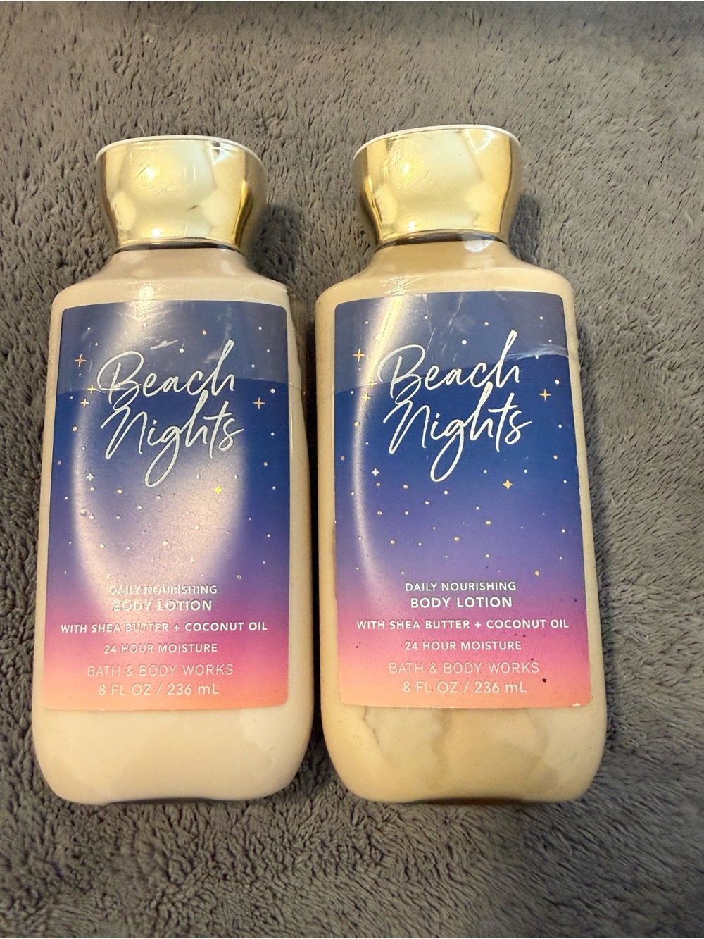 Bath & Body Works Beach Nights Lotion - Pink & Blue